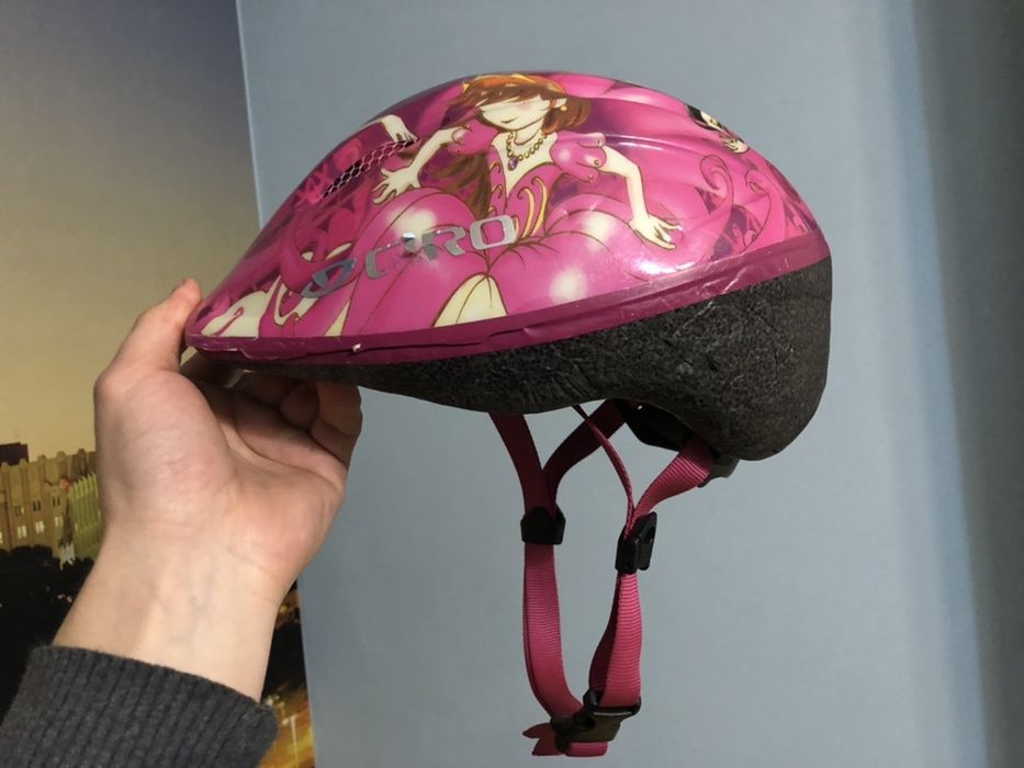 Детский велошлем 50-55 см на девочку Шлем велосипедный