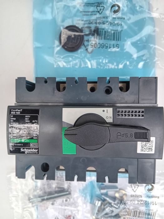 Rozłącznik compact na szynę INS100 INS160 INS250 SCHNEDER ELECTRIC