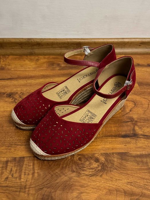 Sandały na koturnie espadryle koturny sandałki buty buciki Esmara 41