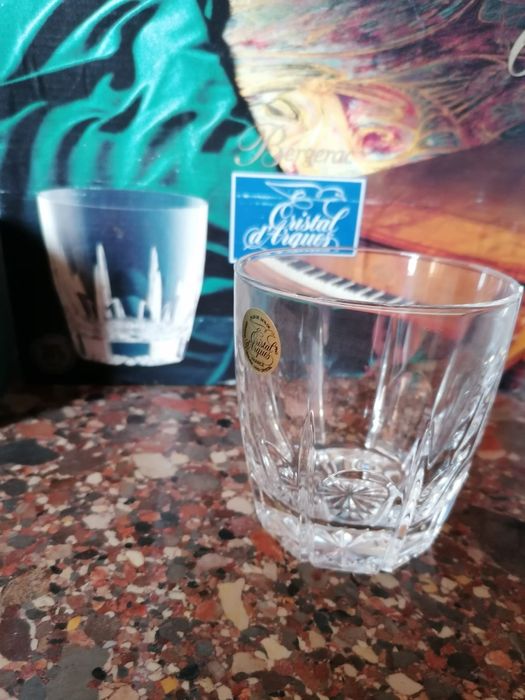 12 Copos + Jarro Cristal d'Arques