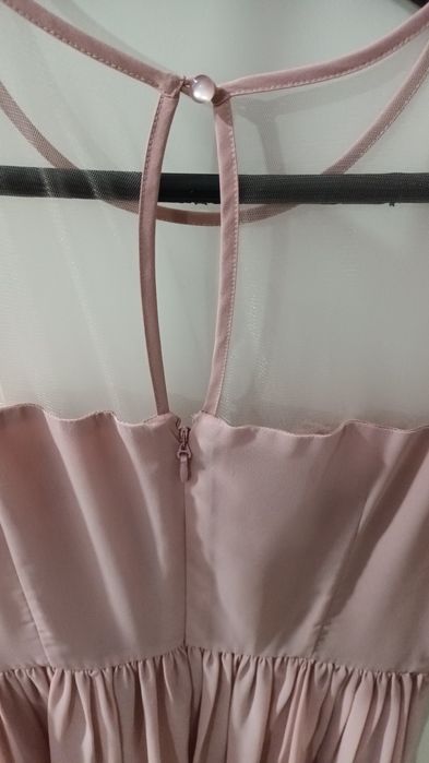 Vestido cerimonia cor de rosa
