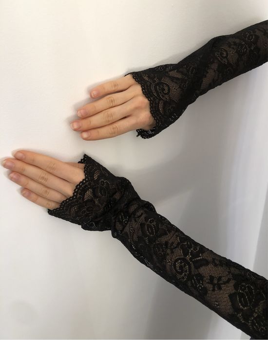 Rękawiczki Rękawy z koronki bez palców