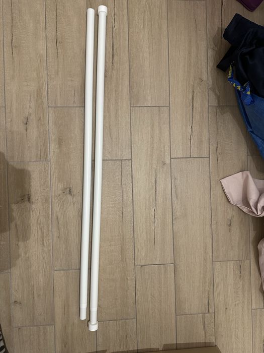 Karnisze białe ikea 3 sztuki