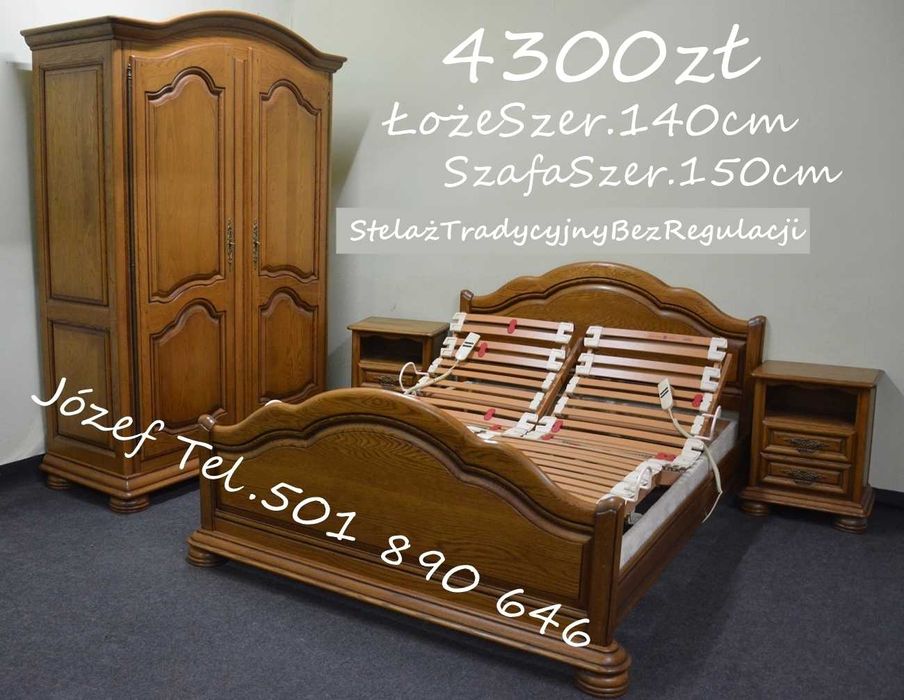 Piękna Sypialnia Stylowa / Dębowa / Meble do sypialni