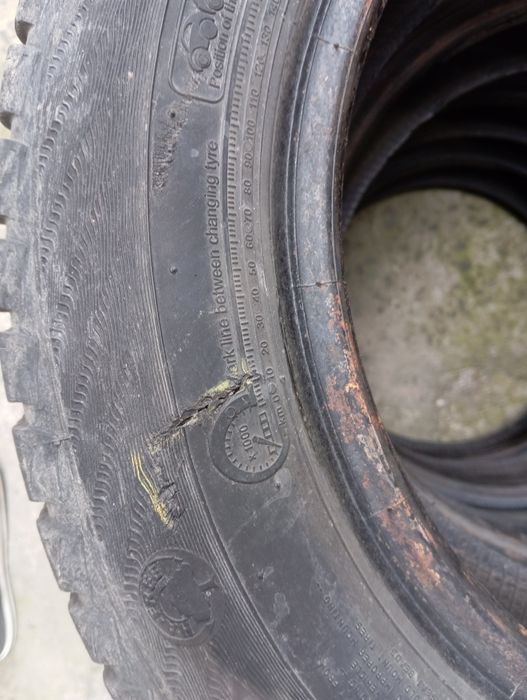 Шини зимові Матадор 185/65 R14 б у.ціна за  4 шт.
