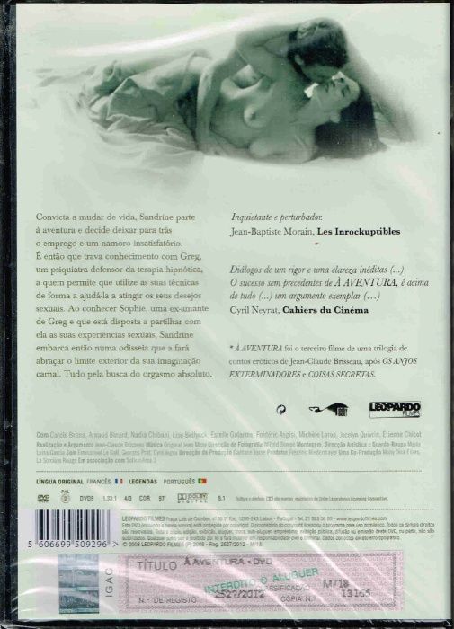 Filme em DVD: À AVENTURA "À L'Aventure" - NOVO! SELADO!64332154866817124