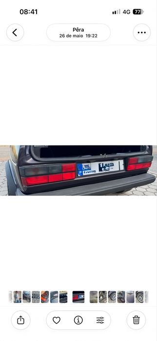 Vw golf mk1 faróis e farolins + peças diversas