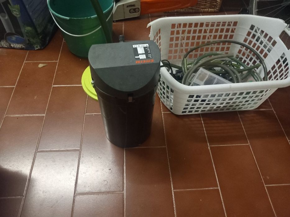 Material de aquarismo e filtro para peças