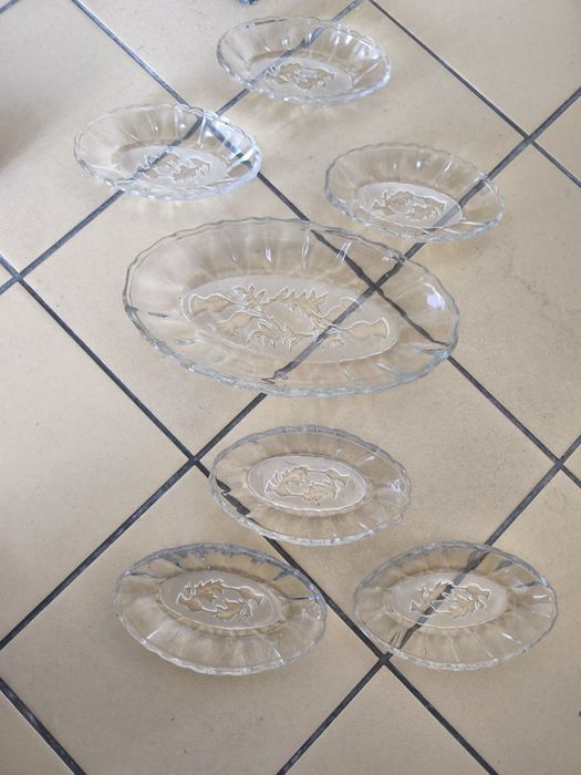 Zestaw półmisków Huta Szkła Ząbkowice