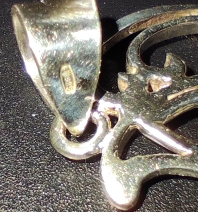 Кулон серебряная 925 пробы