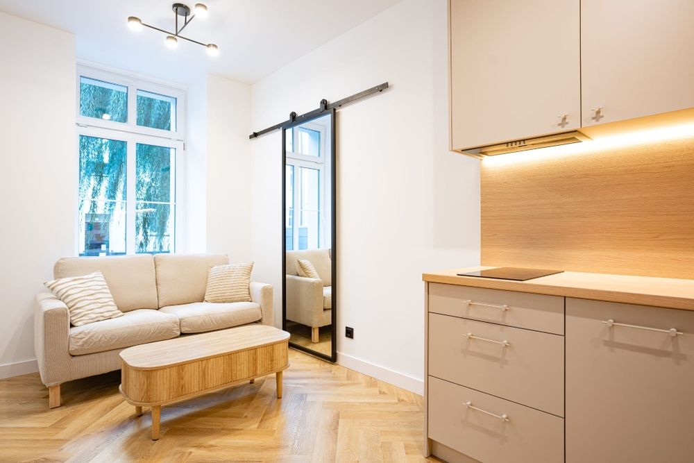 Centrum Łodzi (5min OFF) I Nowe I Łóżko 140cm + Sofa I Od zaraz