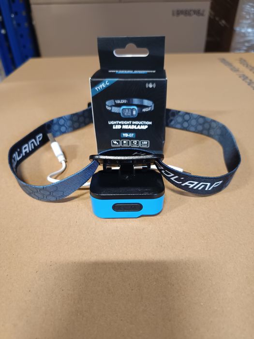 Lanterna de cabeça Recarregável  c/ Sensor