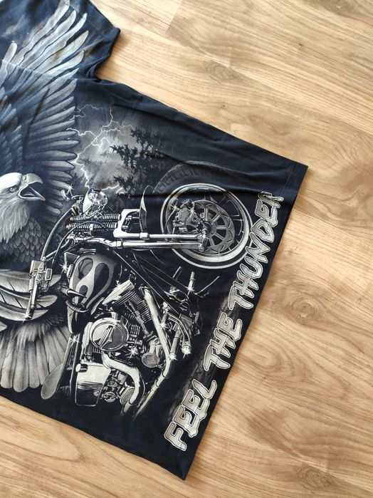 Koszulka Rock Eagle Thunder vintage racing usa t-shirt r. M
