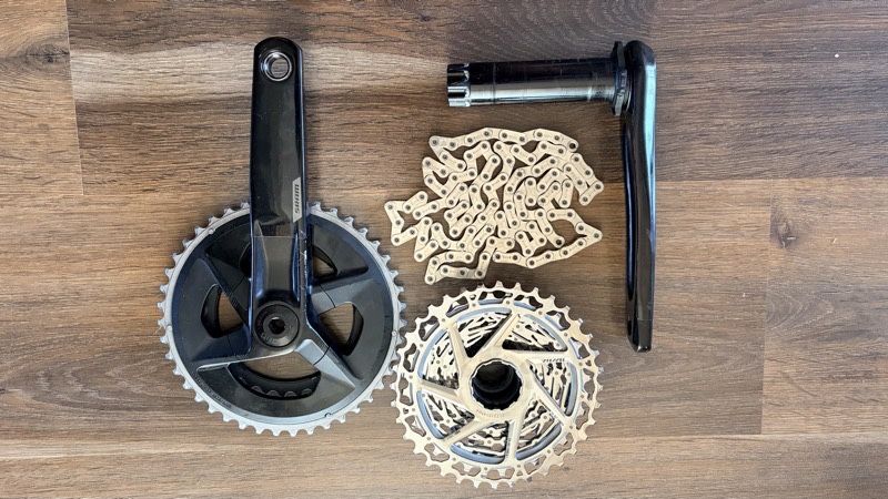 SRAM Rival axs D1 korba 43/30 kaseta 10-36 łańcuch 12 rz.