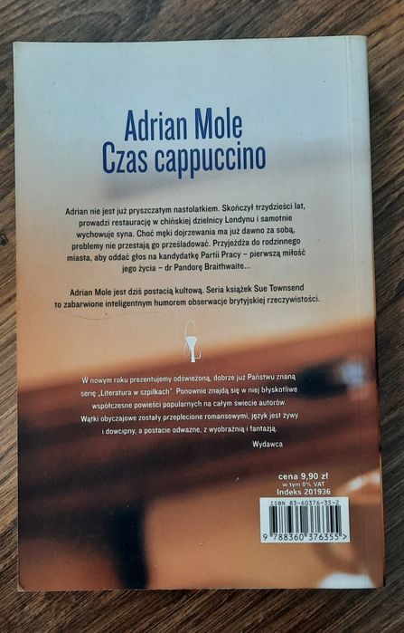 Adrian Mole Czas cappuccino Sue Townsend