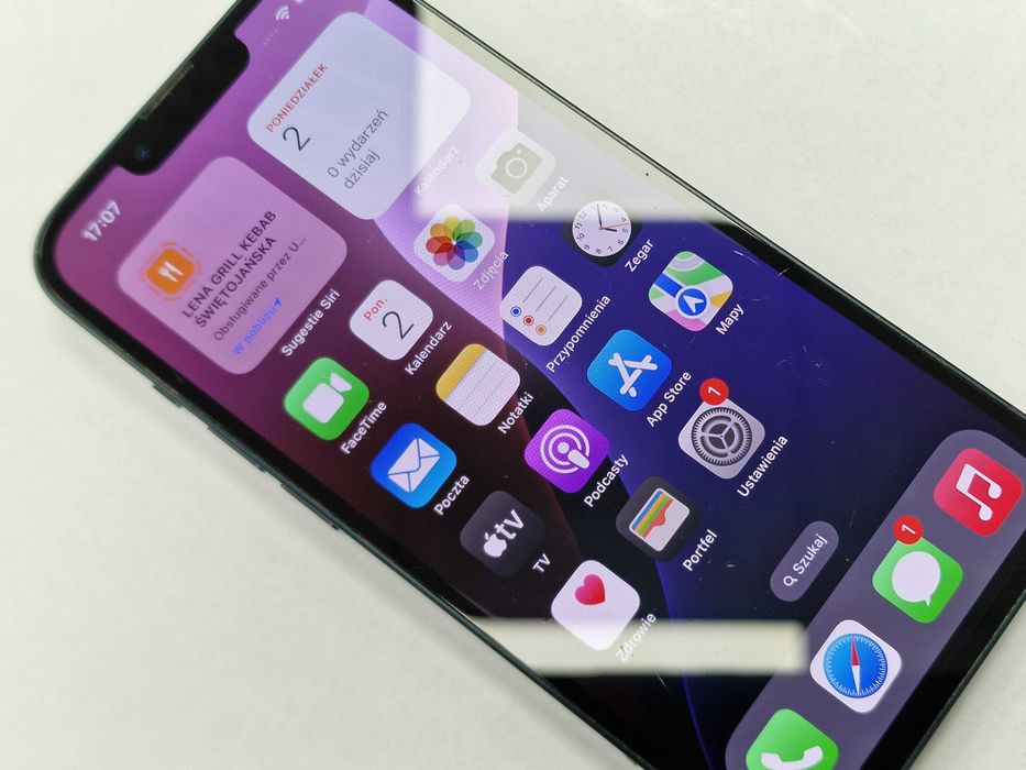 Iphone 13 128GB/ Midnight/ 85%/ Grade C/ Gwarancja + ładowarka