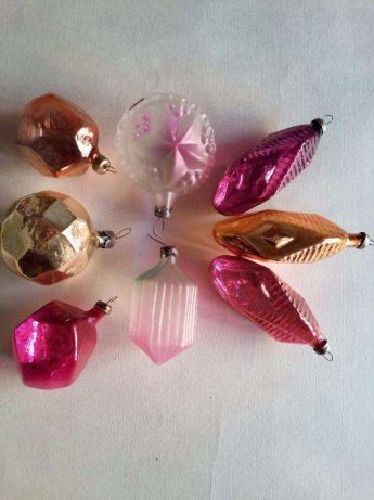 Колекційні старі ялинкові іграшки