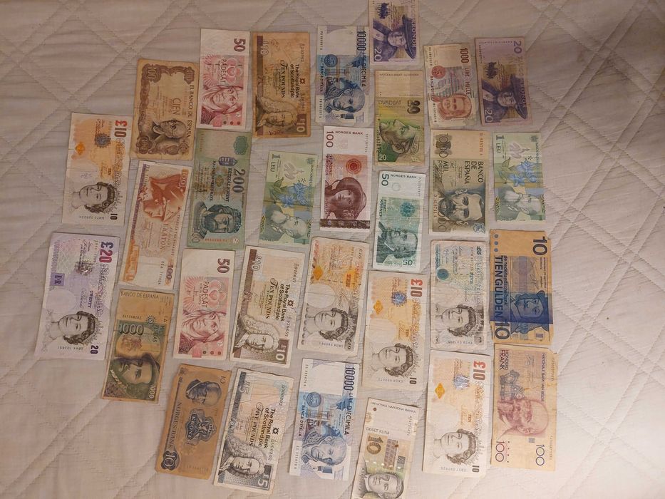 Notas europeias de colecção