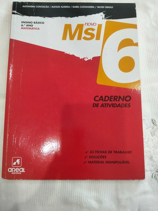 Cadernos de atividades 6 ano
