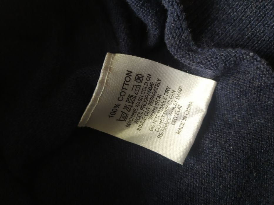 Sweter męski granatowy L 6th sense