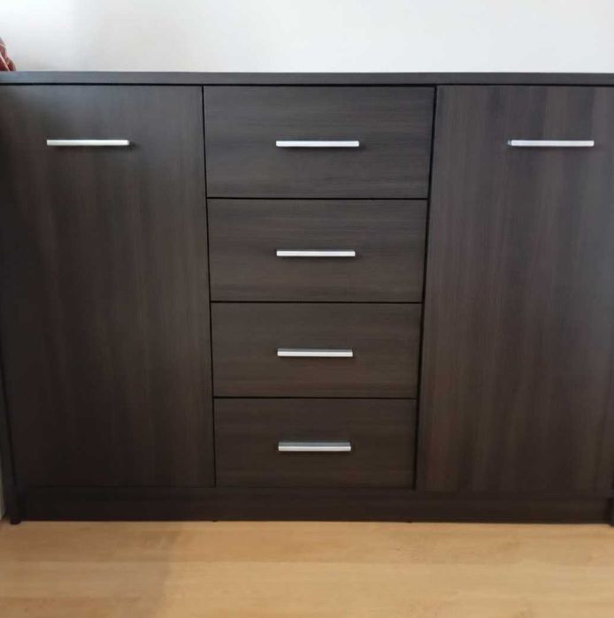 Komoda szuflady BRW wenge