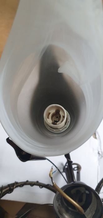 Żyrandol 5 ramienny + kinkiet ścienny