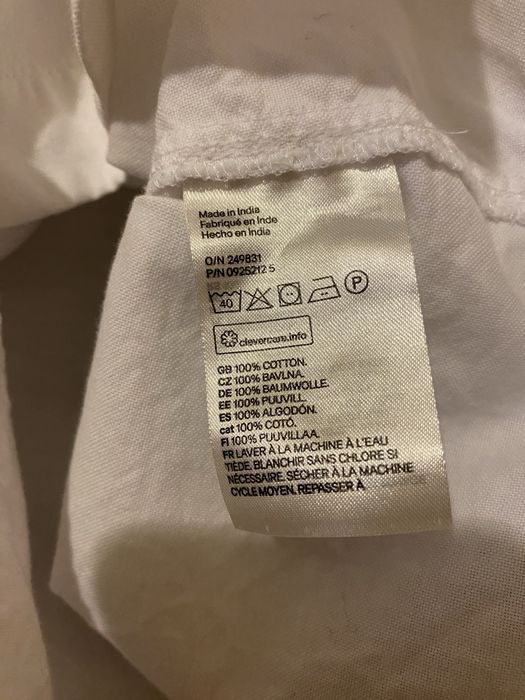 Сорочка H&M бавовняна біла