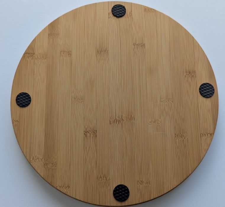 Base para servir pizza em madeira