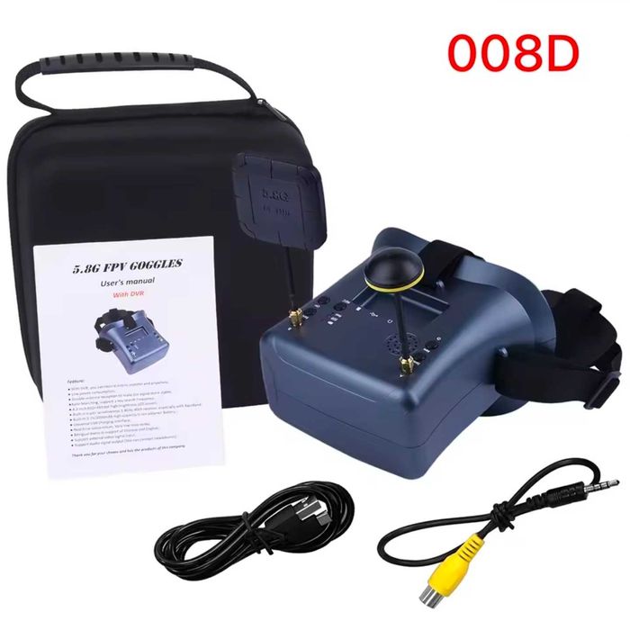 FPV окуляри - шолом із записом відео LS008D, 4,3ʼʼ, 5,8 ГГц, 800*480