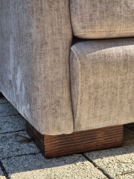 Grande Poltrona Tecido Cinza