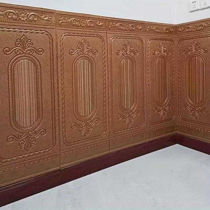 5 szt. Tapeta, panel 3D samoprzylepny o grubości 5 mm.