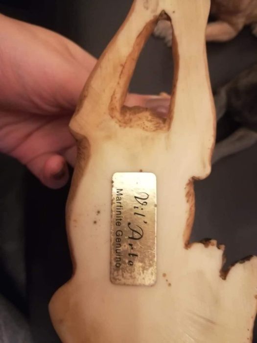 Cães em marfinite genuíno