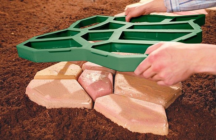 Forma KOCIE ŁBY 50x50 Do Wyrobu Kostki Brukowej.