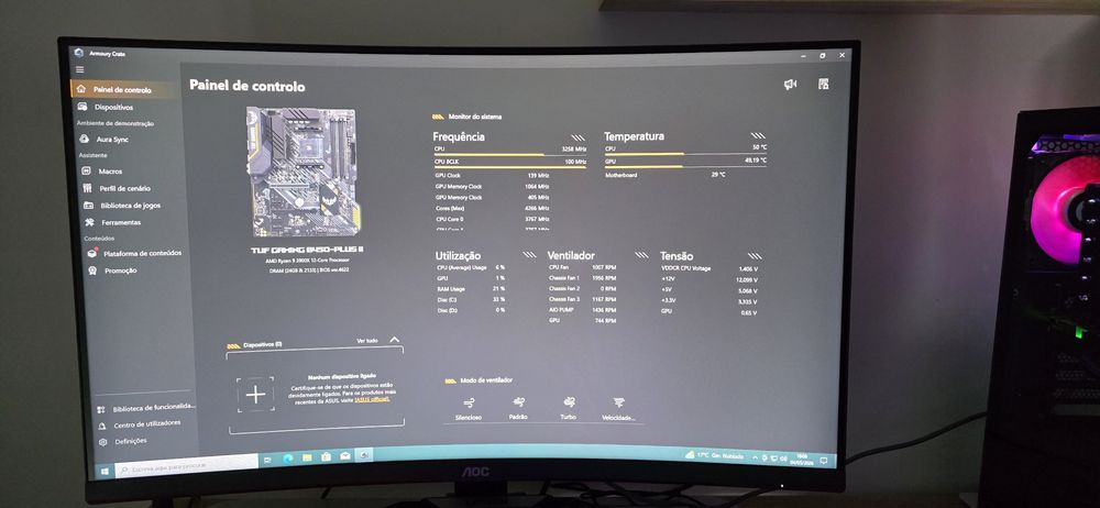 Pc gaming Asus Tuf ryzen 9 & RTX