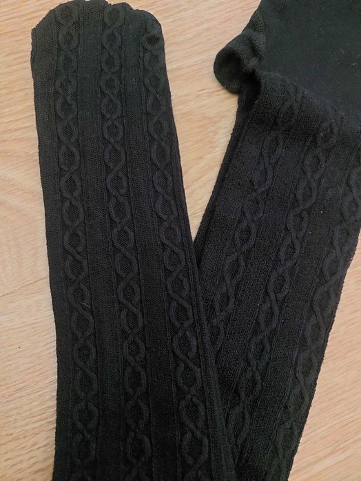Rajstopy z kaszmirem Calzedonia czarne S/2