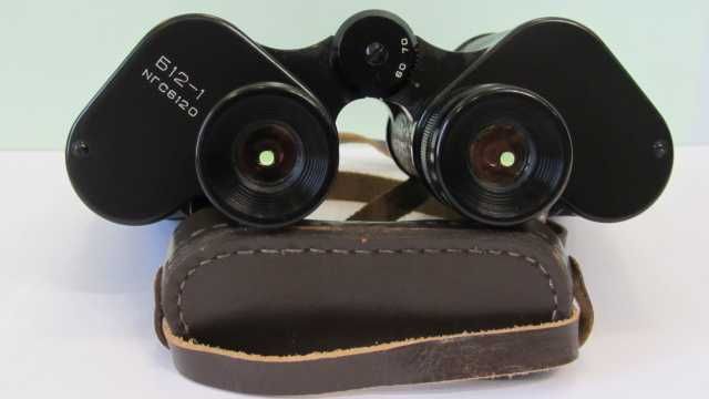 Армейский бинокль Б12-1 с дальномерной сеткой.ЗОМЗ-1984г.СССР.Новый!!!