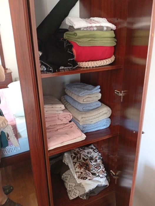 Guarda roupa cômoda cama