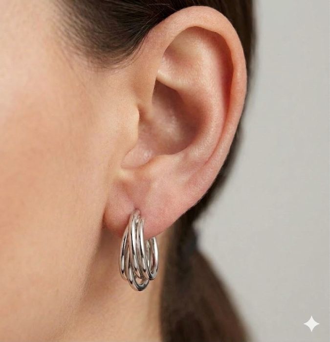 Сережки пусети Mango