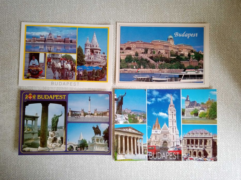 Открытки Будапешт from Hungary 4 шт