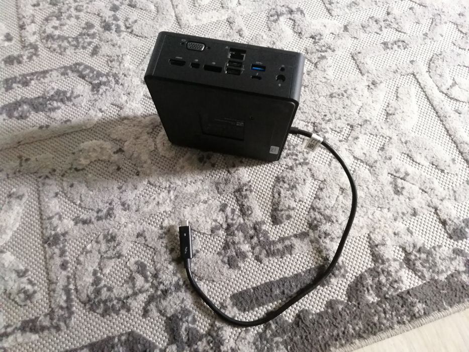 Dock Thunderbolt dell TB16 K16A 3 Dock Hub MOD Zasilacz 130W mac os patch usb c  monitor spot stacja dokująca ios upgrade vga soft new komplet sieciow