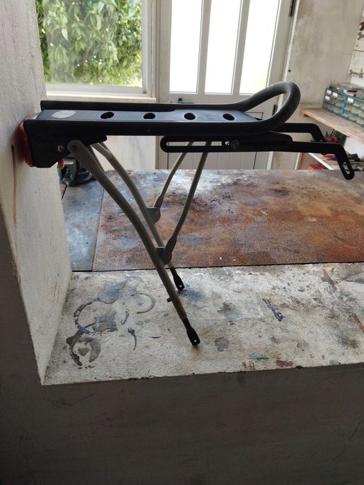 Porta bagagem para bicicleta da Decathlon