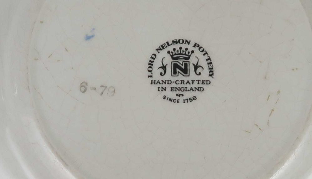 Prato de criança em faiança Lord Nelson 1979