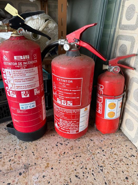 Extintores de Incêndio – Vários modelos disponíveis