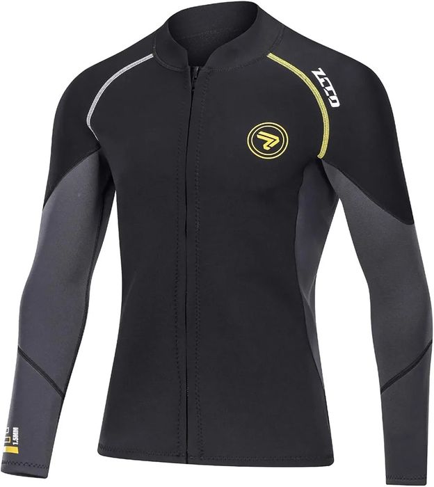 Kurtka nurkowa z długim rękawem dla mężczyzn i kobiet do pływania, sno