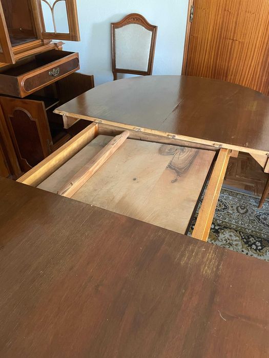 Conjunto de Sala em Madeira Anos 90