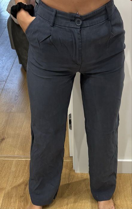 Spodnie zwiewne stradivarius 32