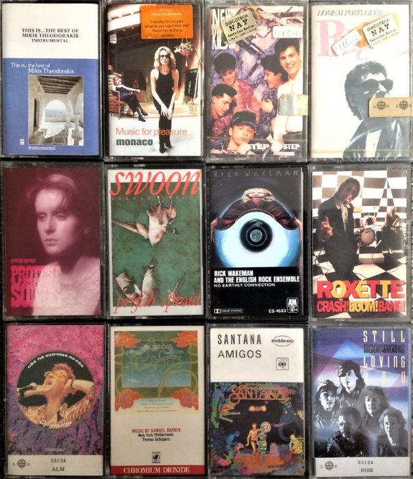 86 Cassetes - Raras - Muito Bom Estado