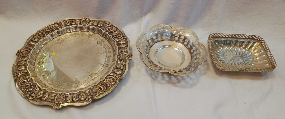 Salva Cesta Bandeja Prata