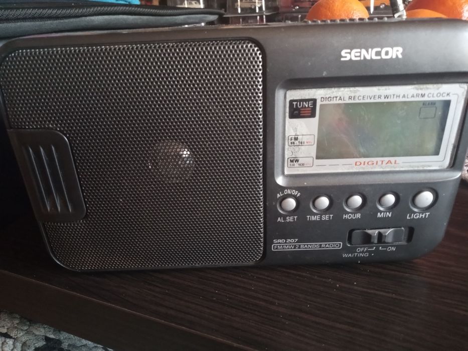 Radio Sencor sprawne brak kabla zasilajacego