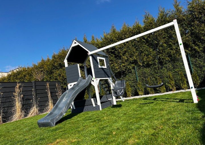 Plac zabaw , małpi gaj , drewniany , wyprzedaż 2025